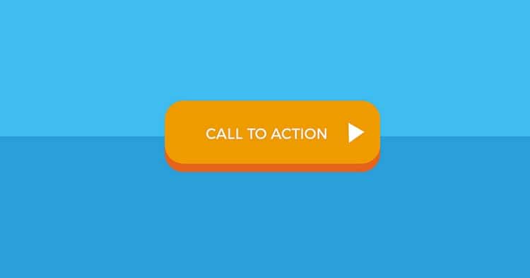 a button with the words call to action on it