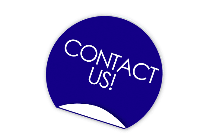 a contact us label 